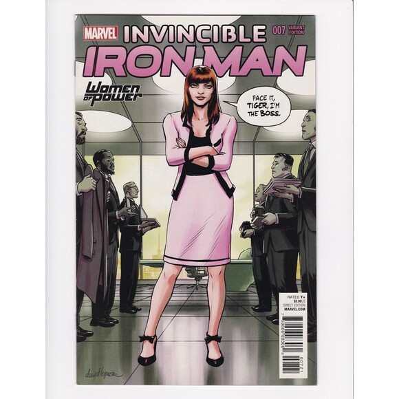 INVINCIBLE IRON MAN  7 1st App Of Riri Williams Woman Of POWER Variant 1st Print - Picture 1 of 2